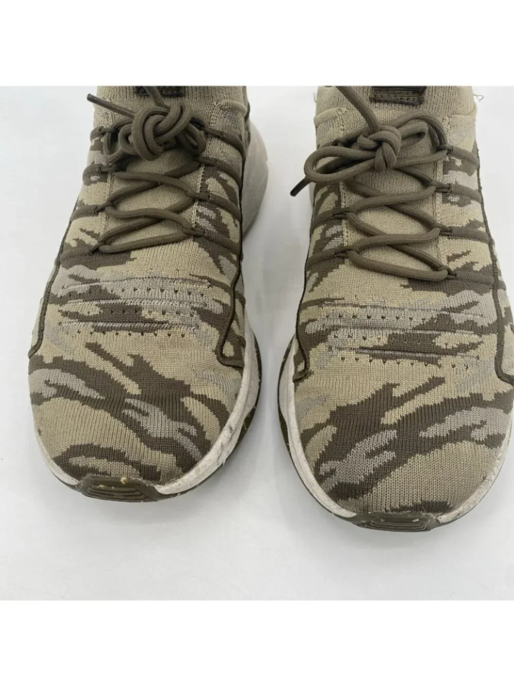 FitFlop Vitamin FF E01 Camo Knit Sports Sneakers Mossy Green Womens Size 8.5